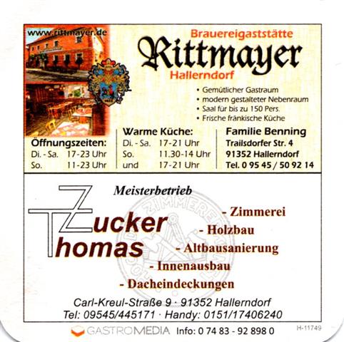 hallerndorf fo-by rittmayer quad 1a (185-zucker thomas)